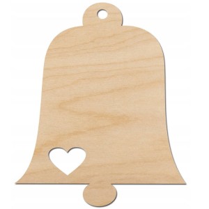 Drewniana ozdoba zawieszka Dzwonek Decor #1