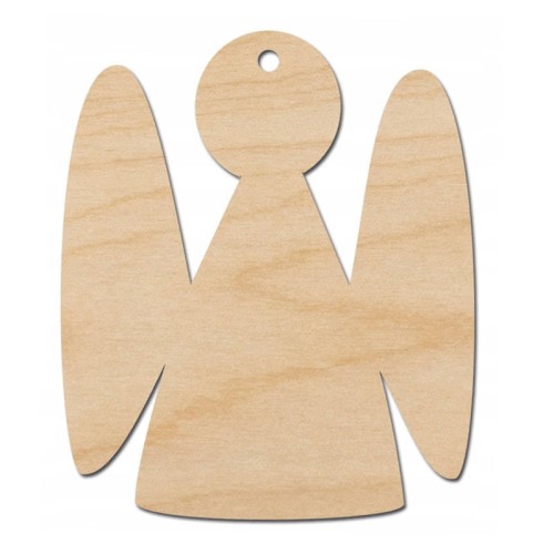 Drewniana ozdoba zawieszka Aniołek Decor #1