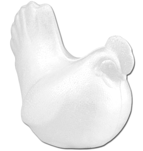 Kura styropianowa 11 x 14 cm kurka Wielkanoc #1
