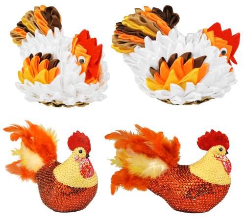 Kura styropianowa 11 x 14 cm kurka Wielkanoc #2