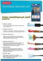 Zestaw pędzli technicznych Derwent - 6 sztuk 