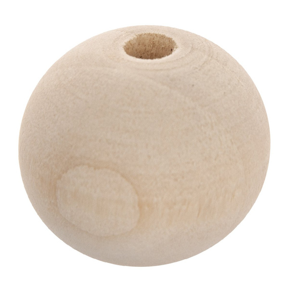 Kulki drewniane do korali, koralik 1,8cm - 10szt