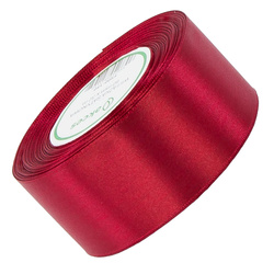 Wstążka satynowa bordowa 50mm - 32mb