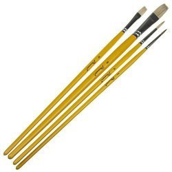 Zestaw pędzli szczecinowych Phoenix - 4 sztuki