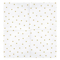 Serwetka 33x33cm - Biała w złote serca