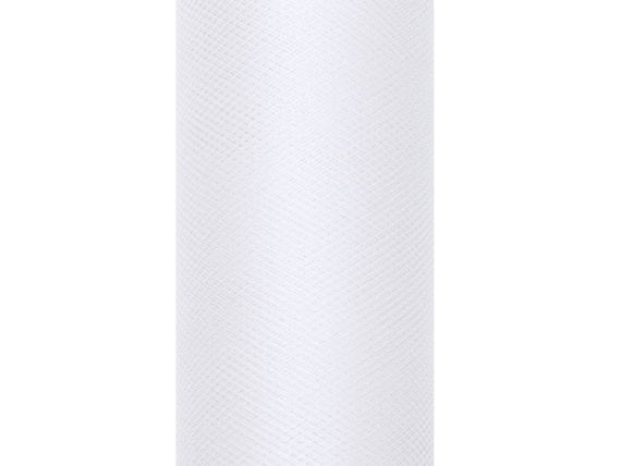 Tiul dekoracyjny na rolce - 50cm / 9m 008 white