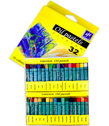 Pastele olejne okrągłe Firster, 32 kolory