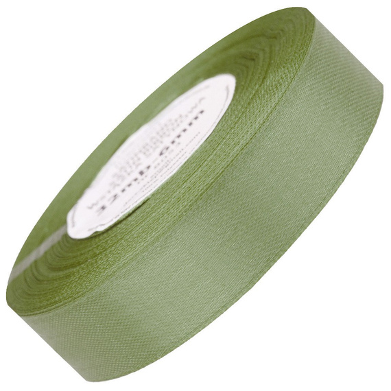 Wstążka satynowa jasna khaki 25mm - 32mb