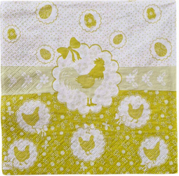 Serwetka do Decoupage 33x33cm - Wielkanocny wzór