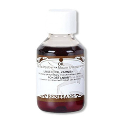 Pokost lniany do farb olejnych 100ml Renesans