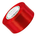 Wstążka satynowa czerwona 50mm - 32mb
