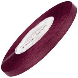 Wstążka satynowa bordowa 6mm - 32mb