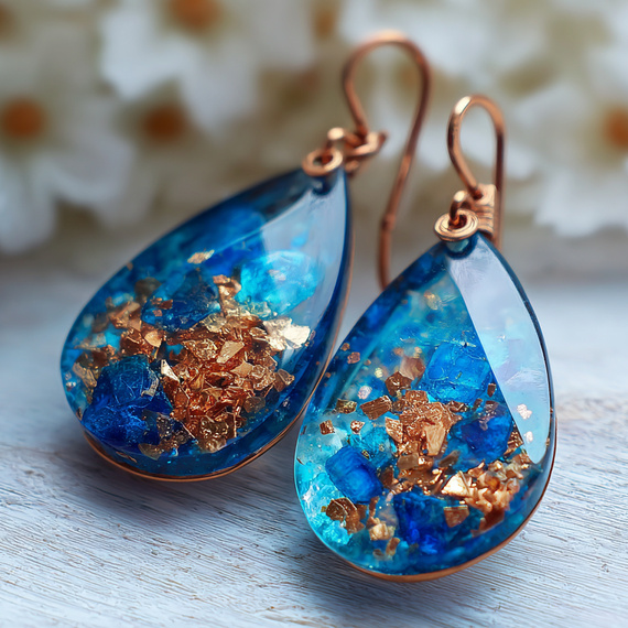 Folia do złoceń w płatkach - Loveart - miedziana