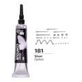 Farba akrylowa konturowa Rosa Talent 20ml Metaliczna Srebrna