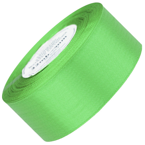 Wstążka satynowa zielona 50mm - 32mb