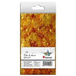 Folia do złoceń w płatkach 3g - złota