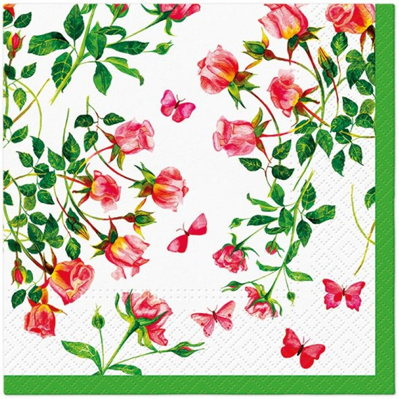 Serwetka do Decoupage 33x33cm - Tiny Roses
