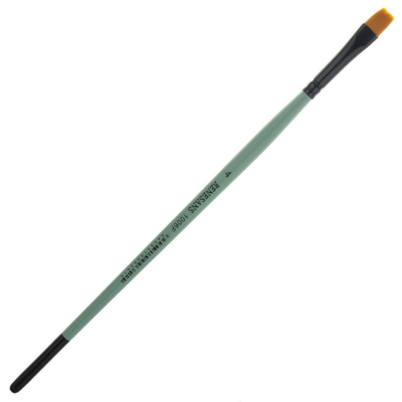 Pędzel nylonowy płaski Renesans - r. 4