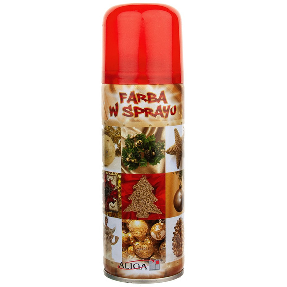 Farba w sprayu Aliga 250ml, czerwona