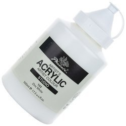 Farba akrylowa Phoenix 500ml - 103 Zinc White - biel cynkowa