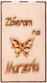 Drewniana Skarbonka wz. 2 Zbieram na marzenia Decor