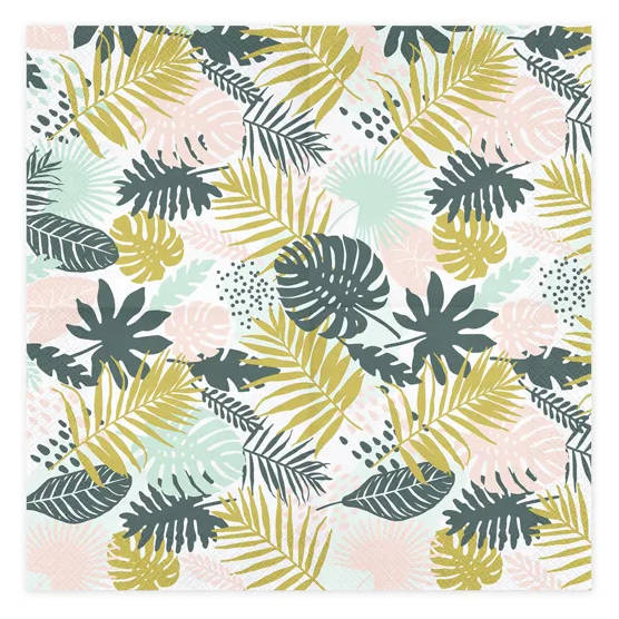 Serwetka 33x33cm - Aloha, liście
