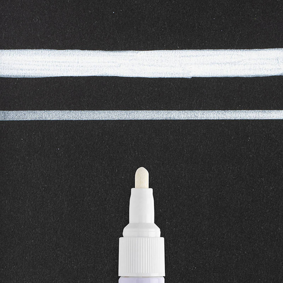 Pisak Pen-touch Medium White 2mm biały