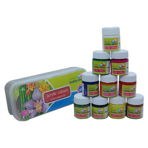 Farby akrylowe do tkanin Sunflower Kit Pidilite 10x15ml