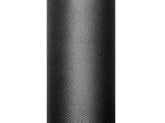Tiul dekoracyjny na rolce 30cm 9m - M81 black
