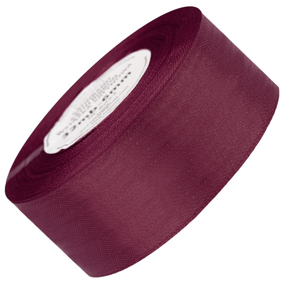 Wstążka satynowa bordowa 50mm - 32mb