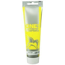 Farba tempera Renesans 100ml, 02 Żółty jasny