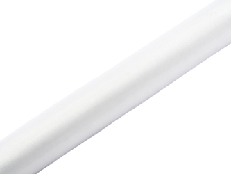 Organza gładka 36cm 9m - biały materiał na rolce