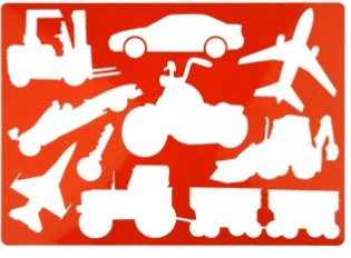 Szablon  Koh-I-Noor - Pojazdy