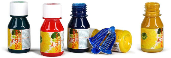 Farba do malowania gliny, ceramiki, porcelany Renesans 50ml szkarłatna