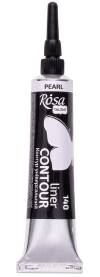 Farba akrylowa konturowa Rosa Talent 20ml Perłowa Biała