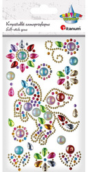 Kryształki samoprzylepne jednorożec dekory