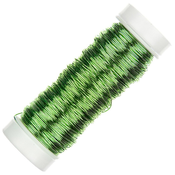Drut florystyczny Pet w rolce - jabłko 0,3mm 25g