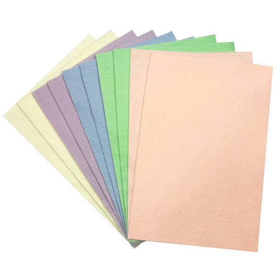 Filc dekoracyjny A4 10 ark pastelowych