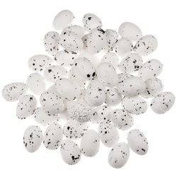 Jajka styropianowe 1,8x2,5cm nakrapiane 50szt