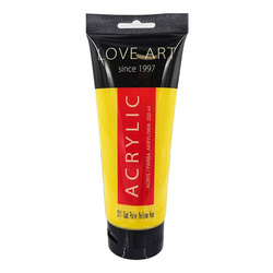 Farba akrylowa LoveArt 200ml - 211 Cad Pale Yellow Hue - żółta