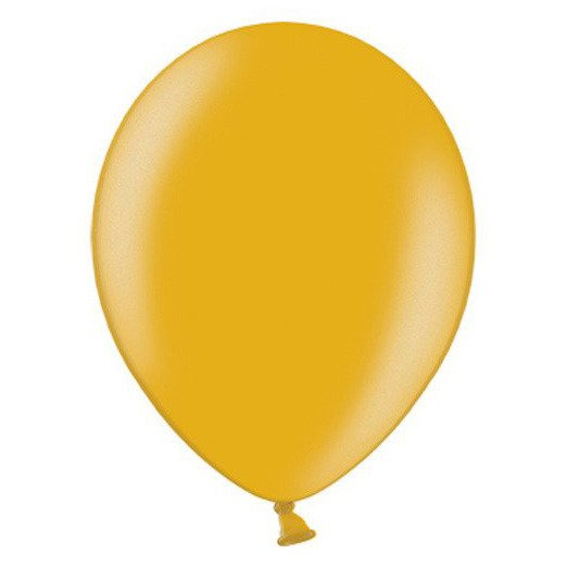 Balony metaliczne duże 060 gold - 20szt
