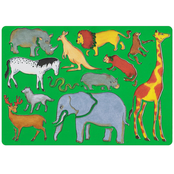Szablon Koh-I-Noor A4 - zwierzęta safari