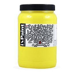 Farba akrylowa I-Paint Renesans 500ml - żółta cytrynowa