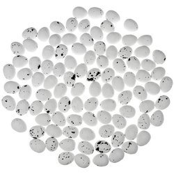 Jajka styropianowe białe 1,5cm x 1,8cm - 100szt