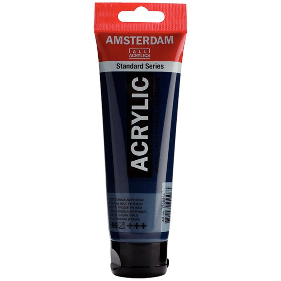 Farba akrylowa Talens Amsterdam 120ml - 566 prussioan blue phtalo
