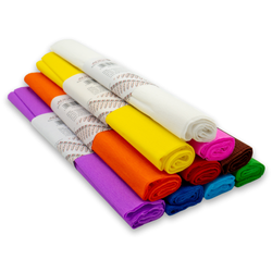 Bibuła marszczona 25x200cm 10 kolorów