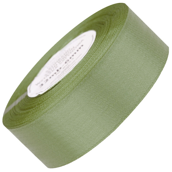 Wstążka satynowa jasna khaki 38mm - 32mb