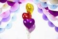 Balon foliowy serce 45 cm - 019 złoty