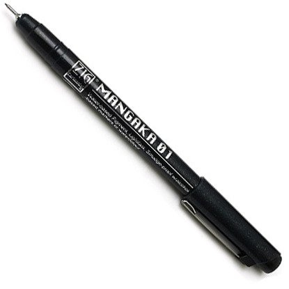 Cienkopis Cartoonist Mangaka 01 black