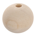 Kulki drewniane do korali, koralik 1,8cm - 10szt